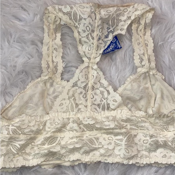 FREE PEOPLE
Intimately Fp Lace Racerback Bralette In Cream - Picture 3 of 9